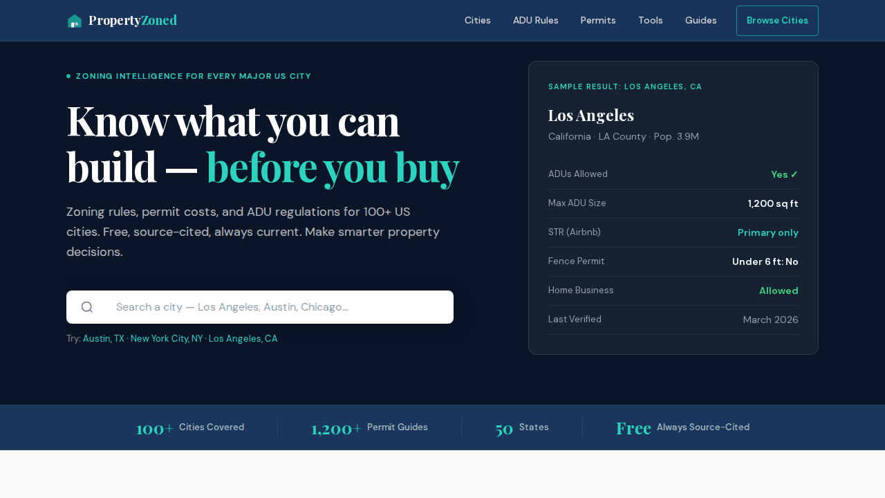 PropertyZoned screenshot